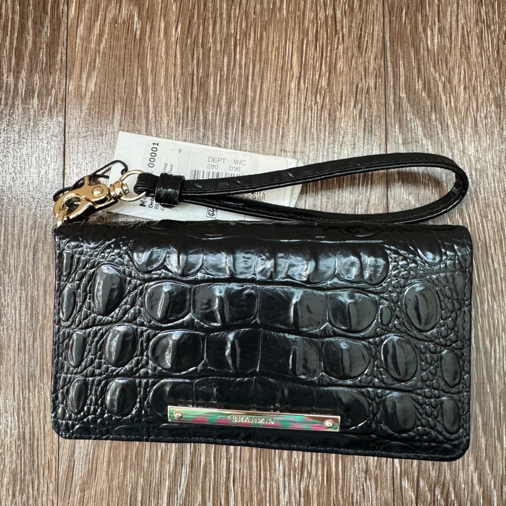 Brahmin black Melbourne walle.  New, never used